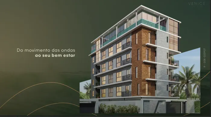Flats com parcelas de R$ 1.500,00 280 do mar elevador e Área de Lazer