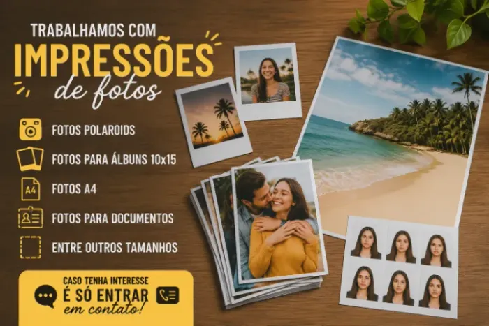 Impressão de Fotos em geral