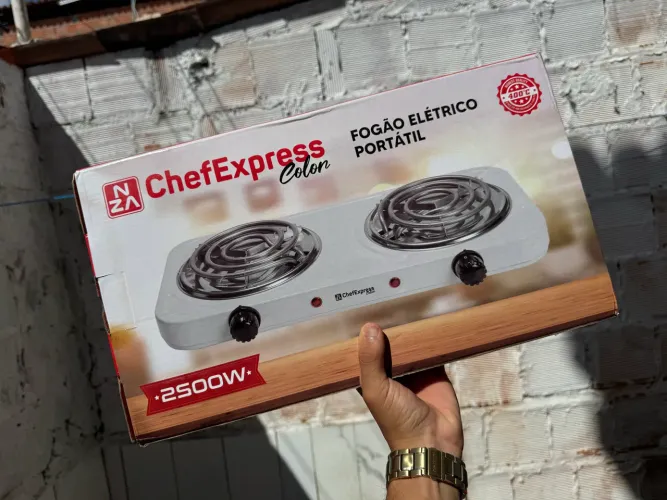 Fogão Elétrico 2500W 2 BOCAS!! LACRADO!! PROMOÇÃO!!