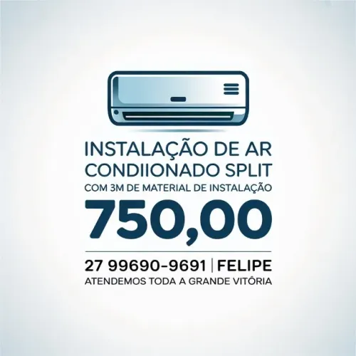 Instalação de ar condicionado Itaparica  