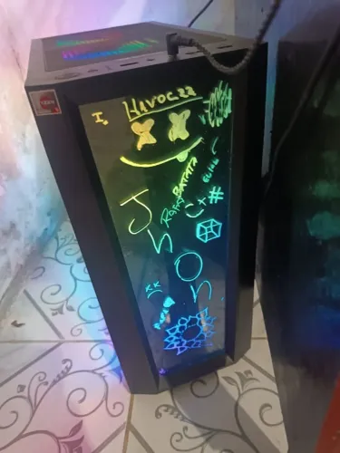 Gabinete Gamer Ninja Eraser, acompanha 6 fans
