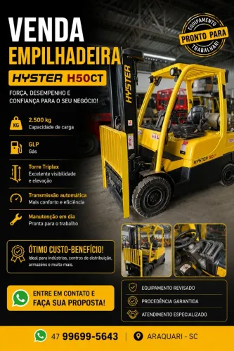 Empilhadeira HYSTER H50CT GLP