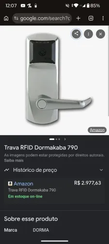 Fechadura eletrônica dormakaba
