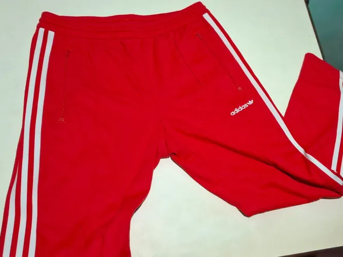 VENDO CALÇA ADIDAS ESPORTIVA VERMELHA ORIGINAL