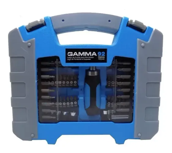 Kit Ferramentas Profissional 92 Peças Chaves Torx Gamma