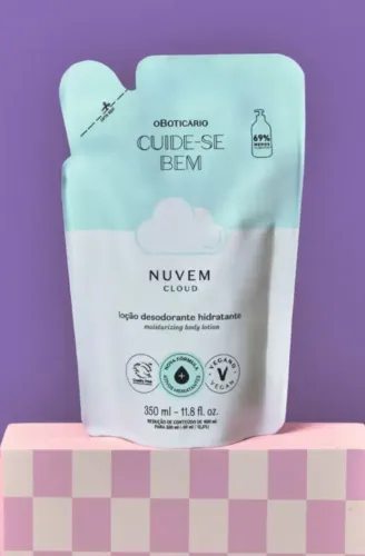 Refil Loção Desodorante Hidratante Cuide-se Bem Nuvem 350ml