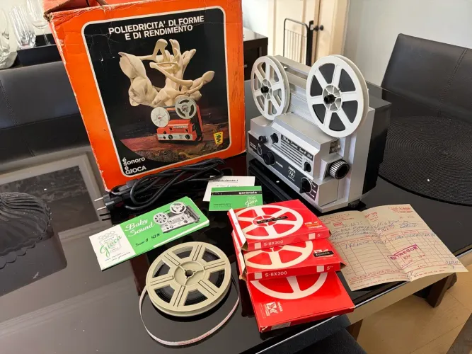 Projetor Super 8 Gioca Baby Sound B-50N C/ Caixa Original