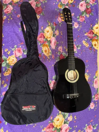 violão clássico acústico Vogga preto