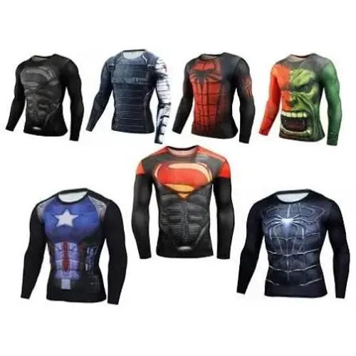 Combo de 10 Camisetas Dry Compression Heroes