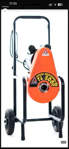 Máquina Desentupidora Tl-500 Profissional usada em perfeito funcionamento