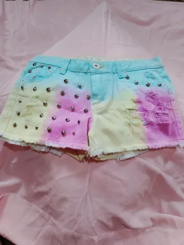 Short jeans curto 