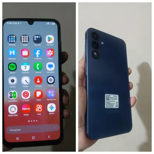 Vendo celular Samsung smartphone A25 Novinho 256 Gigas de memória