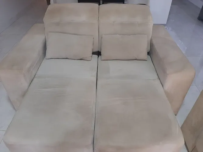 Sofá de 3 e 2 lugares retrátil