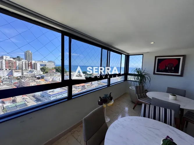Rio Vermelho | Apartamento 4 Suítes | 329 m² | Vista Mar Panorâmica | Total Conforto e Seg