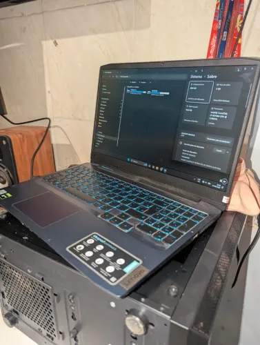 Notebook Gamer Core i7 10ª Geração | 16GB RAM | 1TB SSD NVMe | GPU 4GB | Estado Impecável