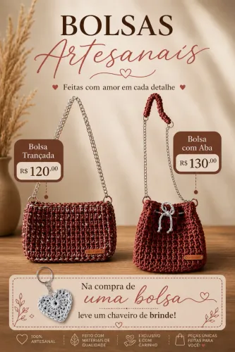 Bolsa de crochê 