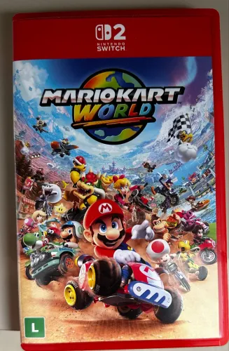 Mario kart world nintendo switch 2 mídia física 