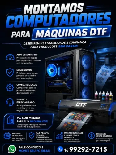 PROMOÇÃO COMPUTADOR RYZEN/INTEL DDR4 GAMER/TRABALHO