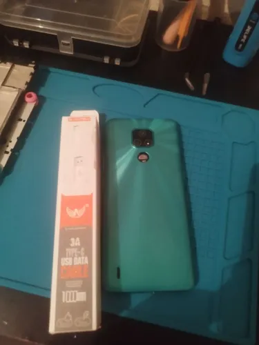 Moto E7 - Cor Verde Aparelho Semi Novo,<br>Aparelho seminovo, limpo