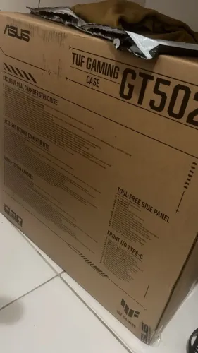 GABINETE ASUS TUF GAMING GT 502 e FONTE 1000W FULL MODULAR DUEX - NOVOS NA CAIXA