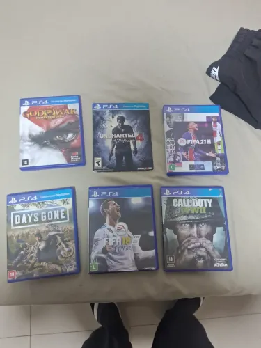 Jogos ps4 Mídia física impecável