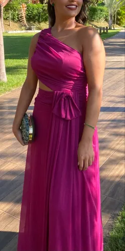 VESTIDO FÚCSIA