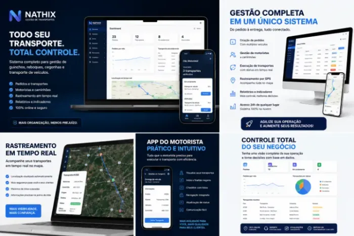 Sistema para Gestão de Guinchos e Cegonha