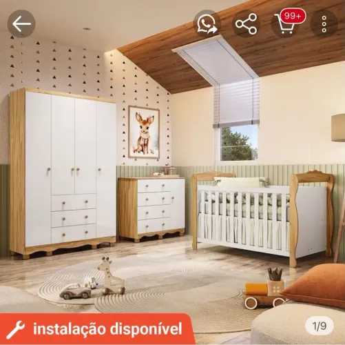 Vendo móveis na caixa.