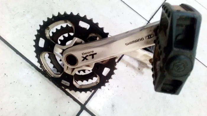 Pedivela triplo MTB Deore XT. Usado 