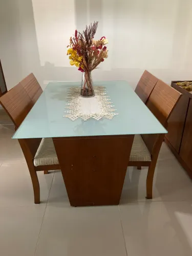 Conjunto de mesa Maciça