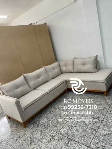 Sofá de Canto Malibu - Conforto Premium e Sofisticação