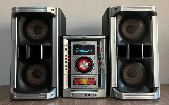 Mini System Sony Mhc-Gnx90 6000Watts Leia Descrição *Sony*Philips