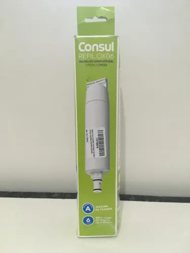 Refil Filtro Cix06ax Purificador De Água Consul Cpb34 Cpc31 Branco