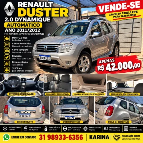 Renault Duster Dynamique 2.0 Hi-flex 16V Aut. 2012