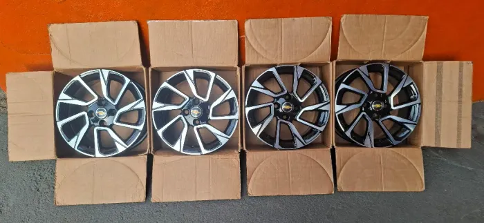 Jogo de Rodas Aro 15 Chevrolet Spin, Cobalt, Prisma e Ônix_Aceito Cartão e Troca