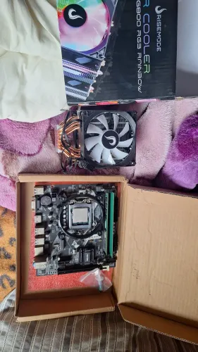 Kit afox h61, i5 de 3° geração, 8 de ram e air coller rise mode