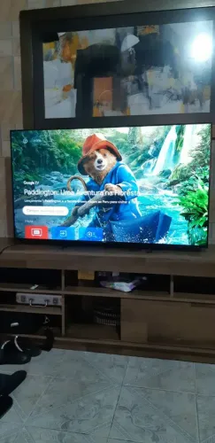 Tv Smart 43"Android tela infinita HDR