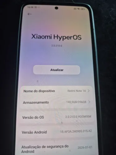 Reunião note 14 ,   256gb