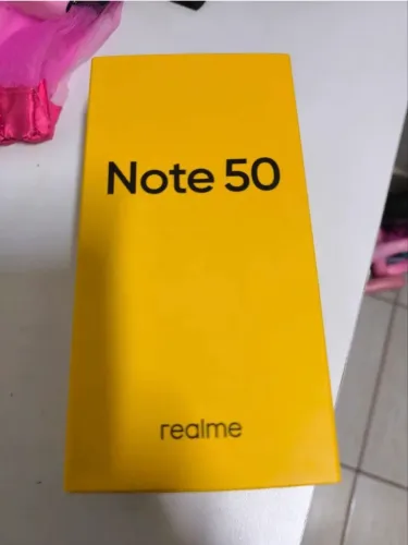 Celular Realme Note 50 - Novo (Só testado) + Capa, Película e Carregador