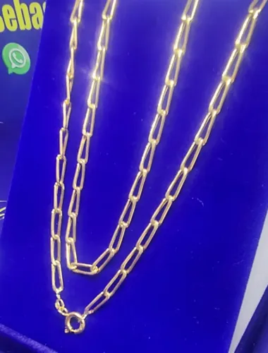 Cordão Ouro 18 Kilates Peso 7.60 Gramas 60 Cm 4 mm Oco