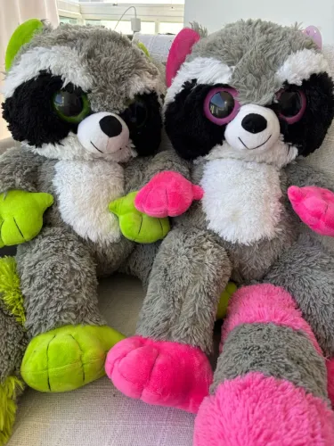 Pelúcias de Guaxinim