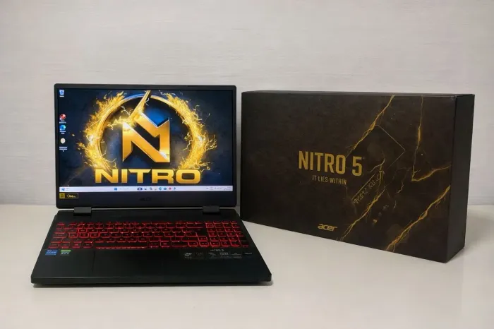 Notebook GAMER Acer Nitro  i5 12°Th Gen 16GB RAM 512Ssd NVMe NVIDIA GeForce RTX 3050 4GB
