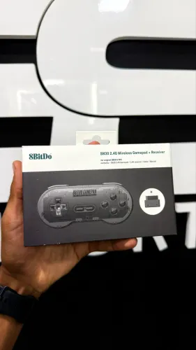 Controle Gamer 8BitDo SN30 2.4G para SNES e SFC