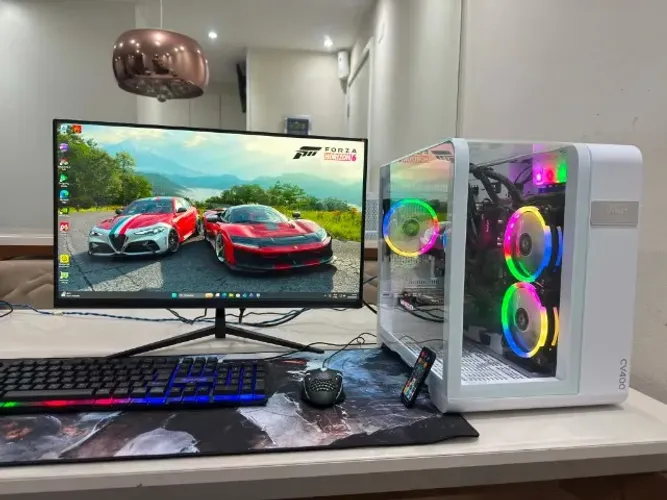 Troco Vendo Pc Gamer Completo Amd Ryzen 7-5700X /16g /ssd512+500TB/ Rtx 3050  topp