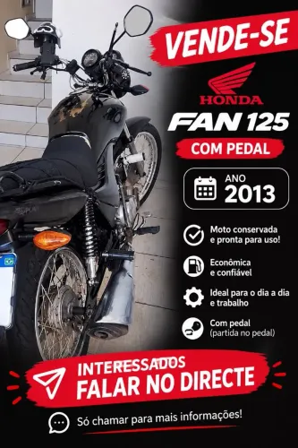 Moto em excelente estado de conservação