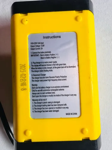 Carregador Inteligente de Bateria Automotiva 12 V, bivolt 110/220 V