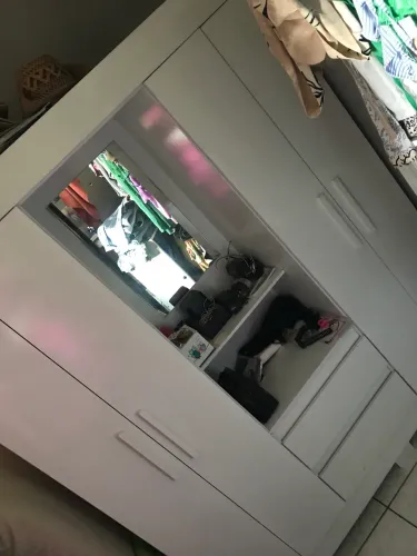 Guarda roupa + sofa + painel tv + tanquinho
