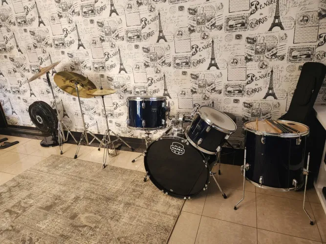 Bateria Mapex + crash orion X10