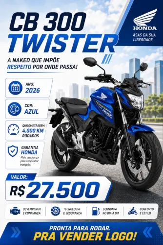 Cb Twister 300 ABS 