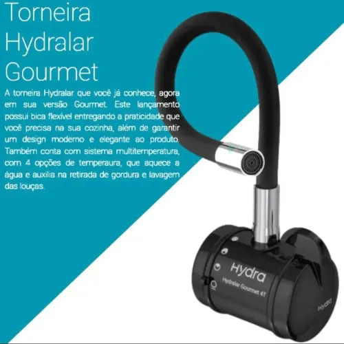 Torneira Gourmet Hydralar Hydra 4T